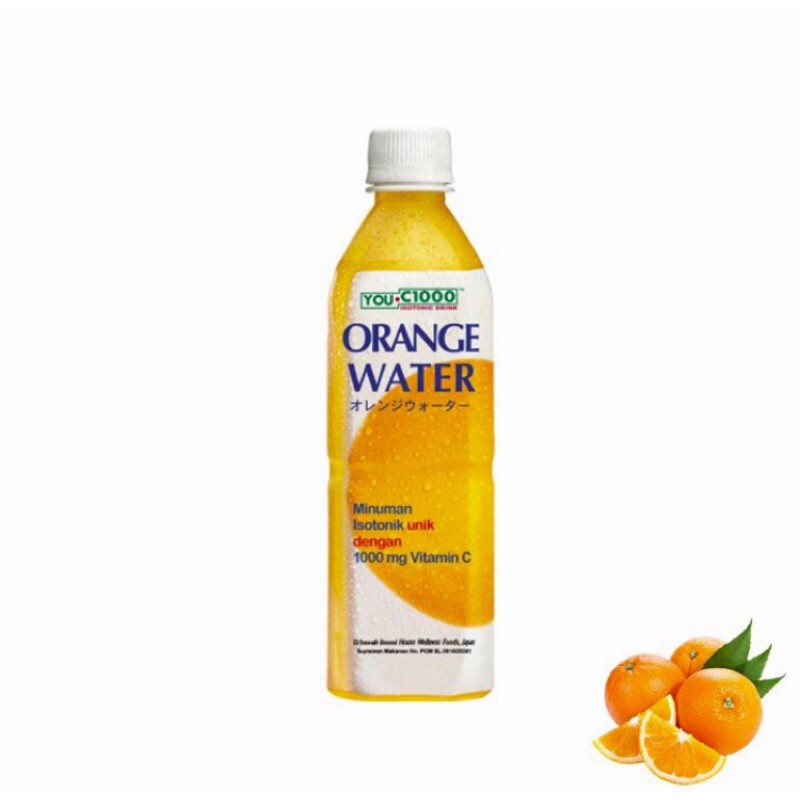 

YOU C 1000 ORANGE/LEMON WATER 500ML BOTOL