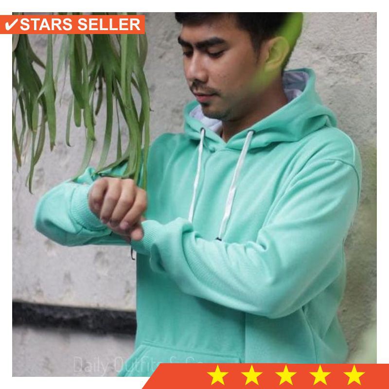 HIJAU PINK MUDA BESAR KECIL ANAK SEKOLAH JUMBO XXXL   HOODIE JUMPER MINT SIZE M XXL  PRIA   WANITA