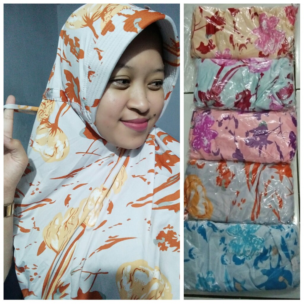 JILBAB SERUT INSTAN MOTIF