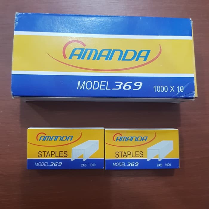 

Isi Ulang Staples Besar Stapler Amanda 24/6 Model 36920