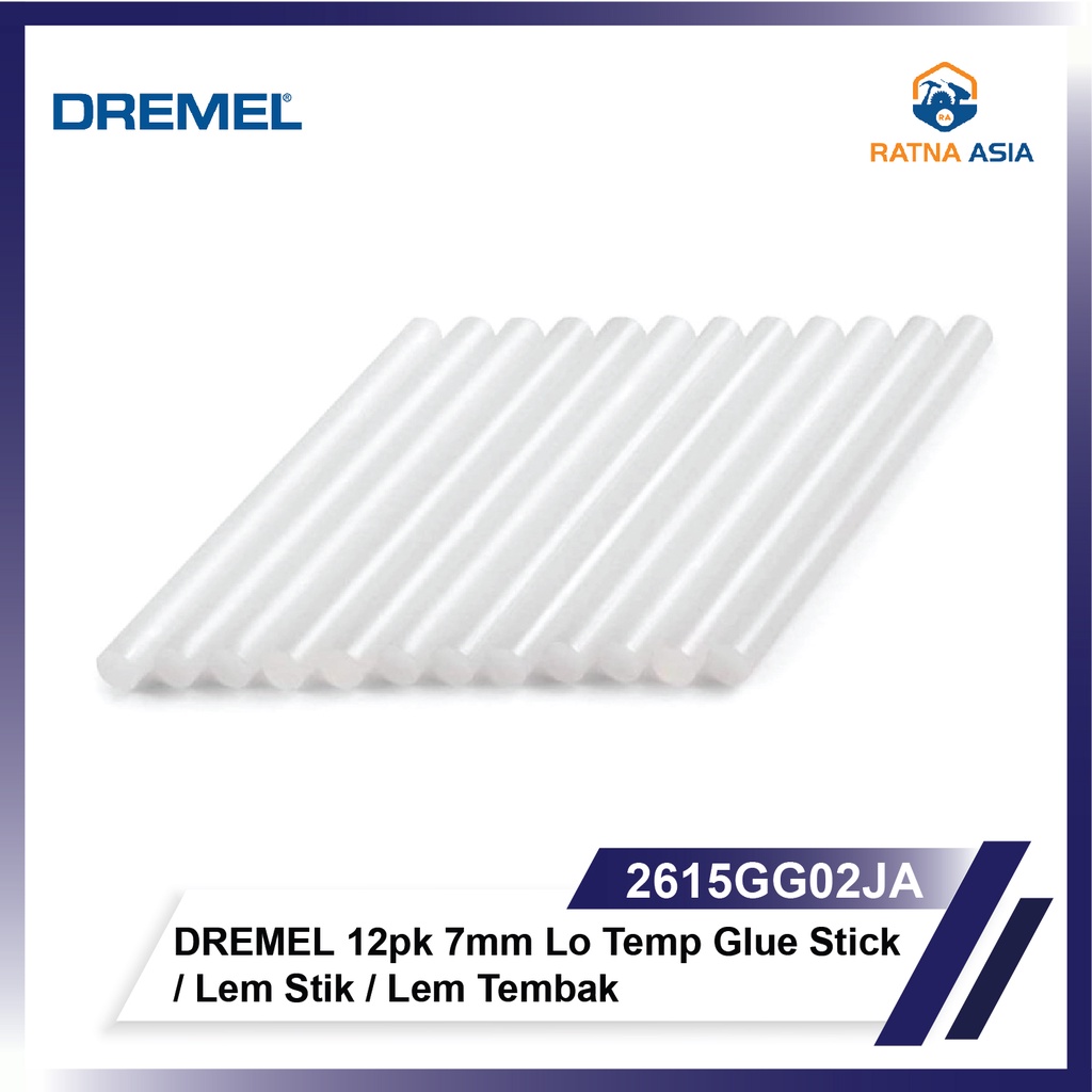 

Dremel Refill Glue Stick / Lem Stik / Lem Tembak 7mm (isi 12 pcs)