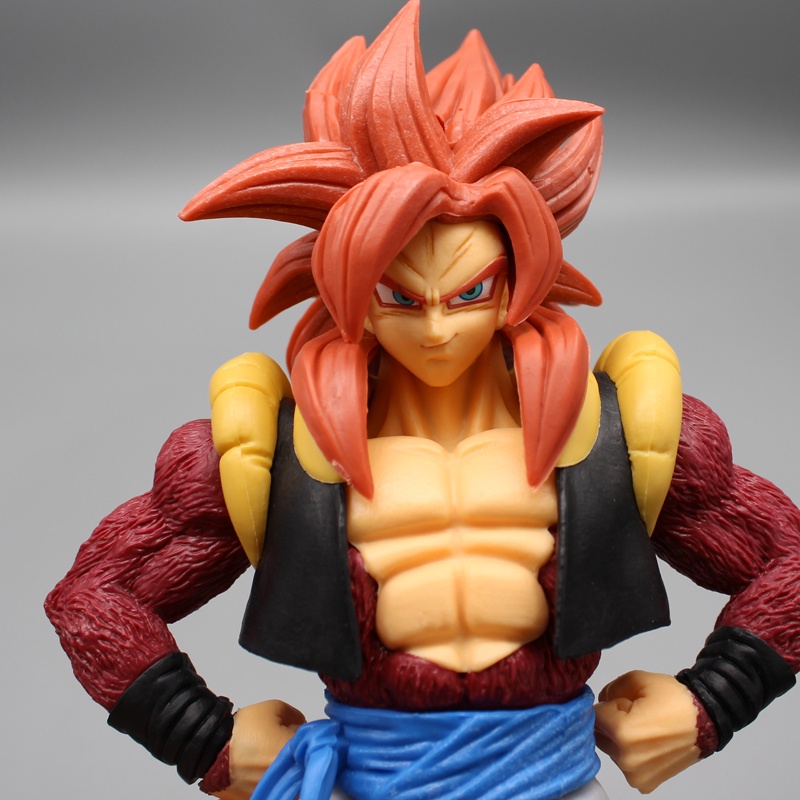 Action Figure Dragon Ball GT Ichibansho SSJ 4 Gogeta Ukuran 27cm Mainan Action Figure Omnibus Super Saiyan 4 Son Goku Vegeta Bahan Pvc