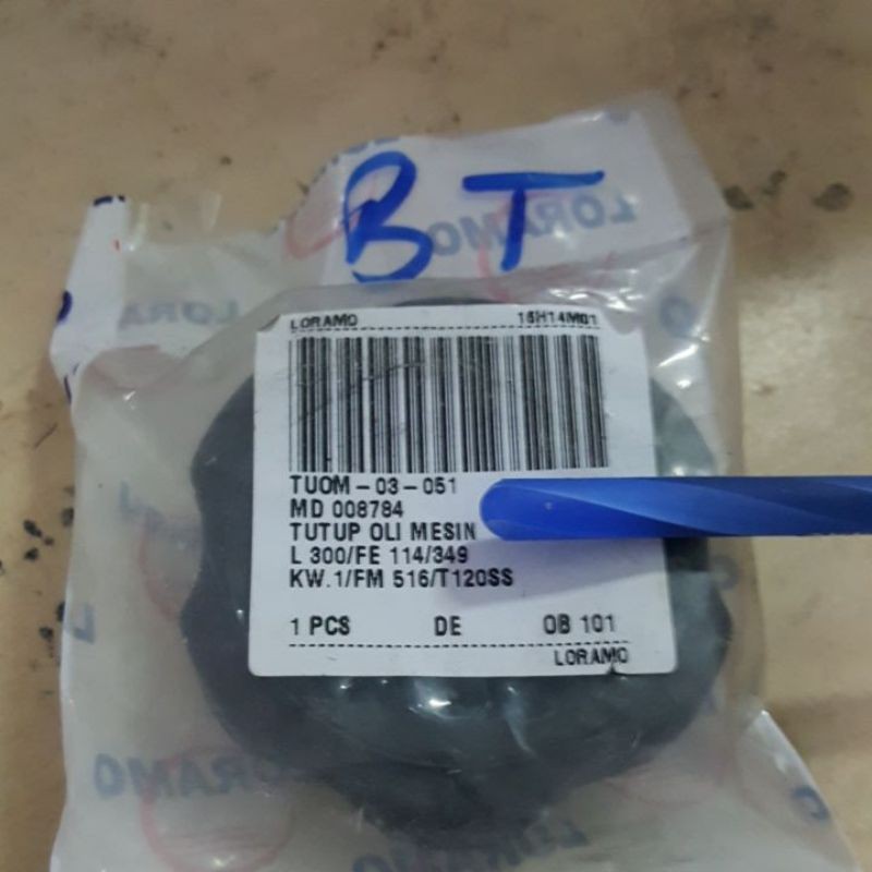 Tutup Oli Mesin L300 Bensin Diesel, T120SS, Colt Diesel FE. MD 008784