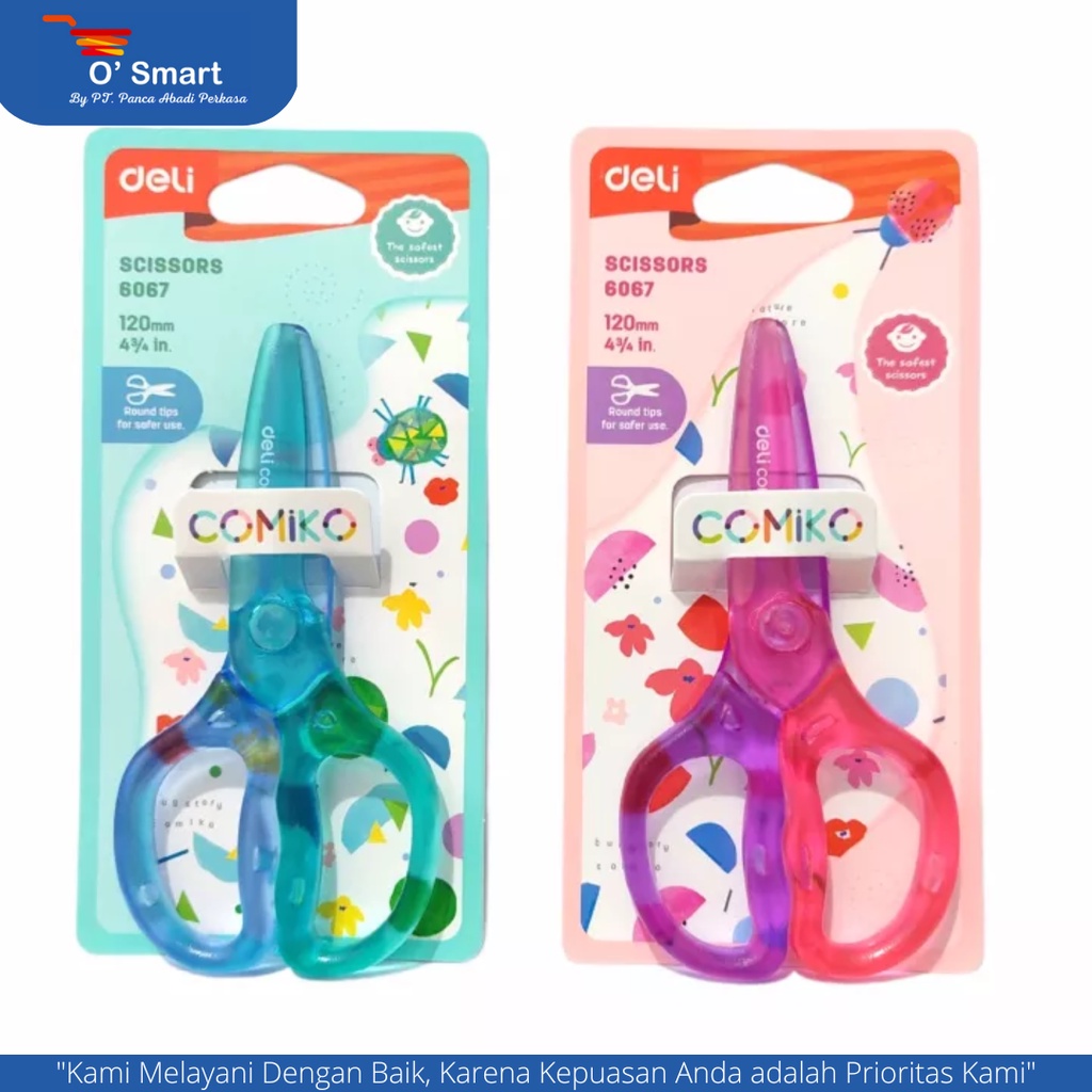 

DELI Neon Plastic Scissors 6067 Gunting Anak
