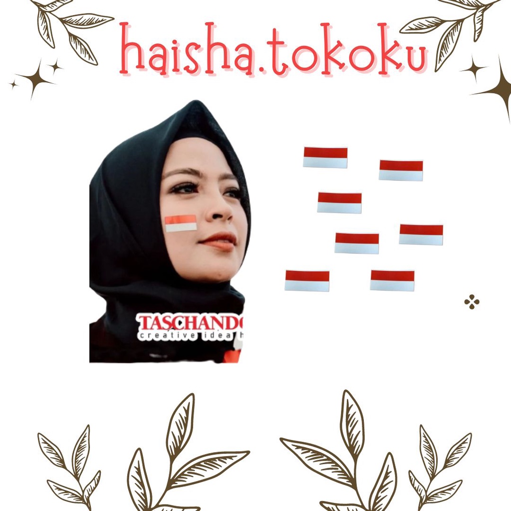 

stiker pipi bendera merah putih