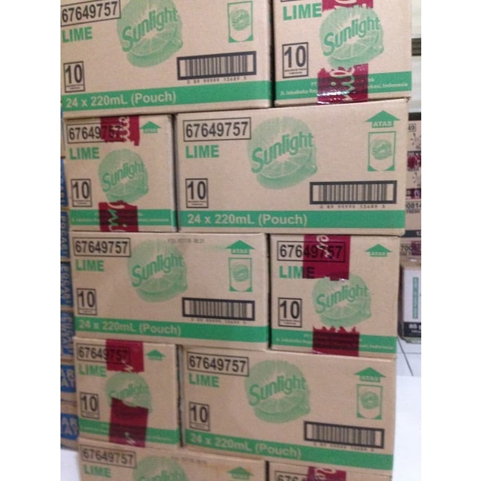 1DUS SUNLIGHT CAIRAN PENCUCI PIRING 24 PCS X 210 ML