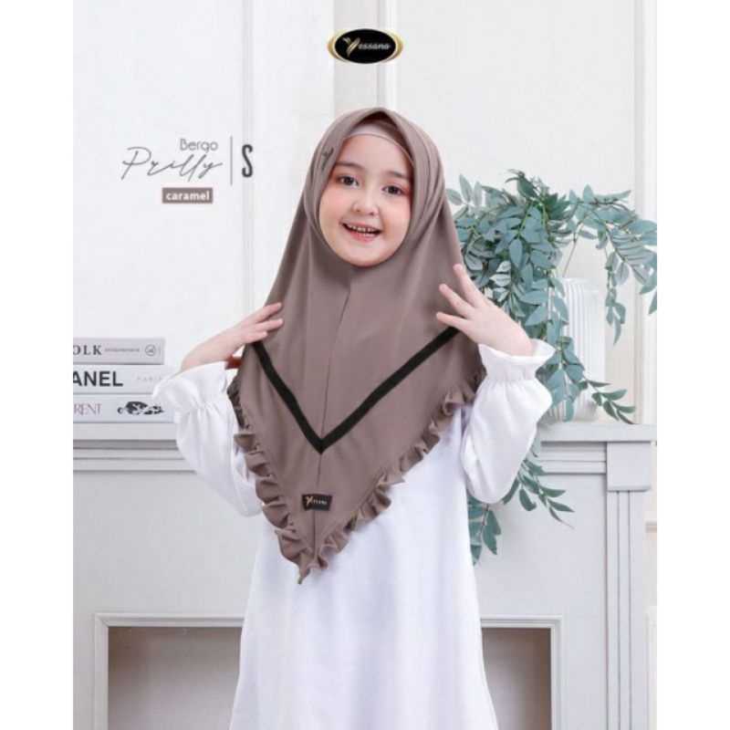[ FREE GIFT] BERGO PRILLY KIDS ORI YESSANA HIJAB