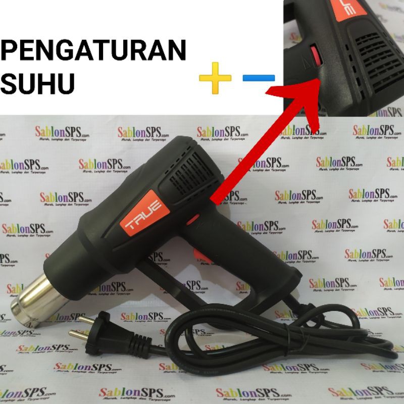 HOT GUN HEAT GUN MESIN PEMANAS TRUE HOT AIR GUN TR68