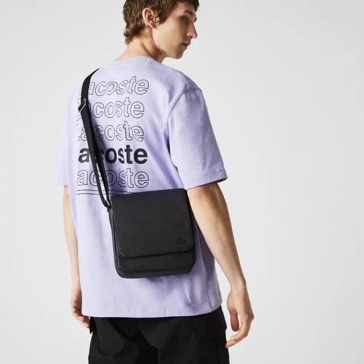 Serbuuuu.. Tas Selempang Pria Lacoste Man’s Flap Crossover Bag - 2022-3C#