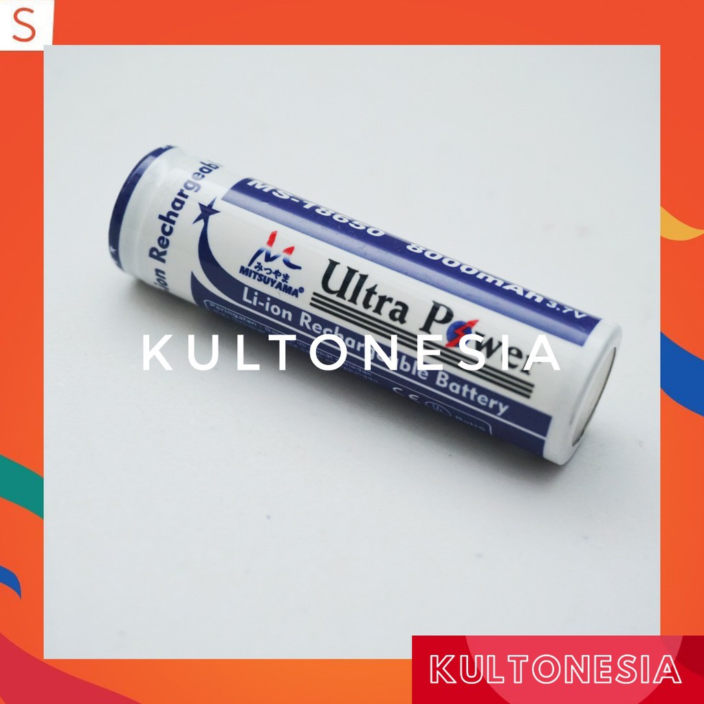 Baterai Ultrafire MITSUYAMA 8000MAH 3,7V baterai 18650