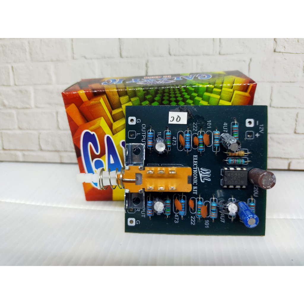 Kit GALAXY IC 4558 Active Loudness Penambah Bass Treble
