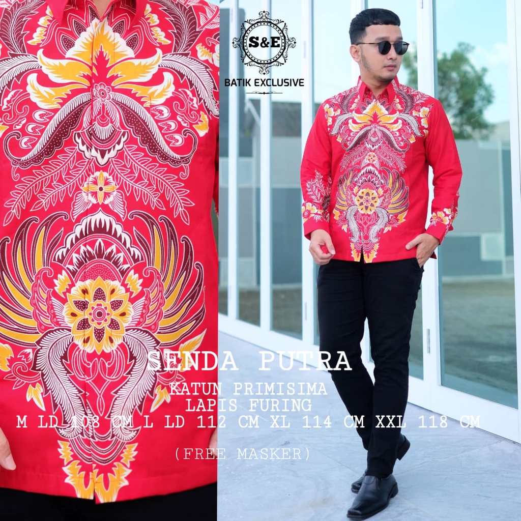 BATIK PRIA LENGAN PANJANG PREMIUM BATIK COWOK