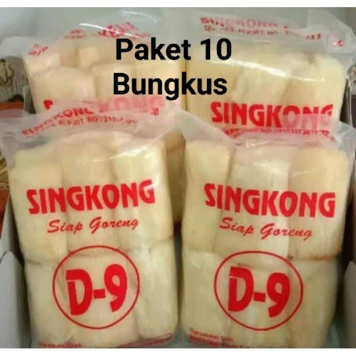 

✨COD✨ Singkong Keju D9 Siap Goreng D9 Singkong Frozen Salatiga