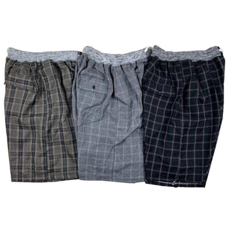 Celana Pendek Pria Distro Tartan Joger Kotak Jogger Murah