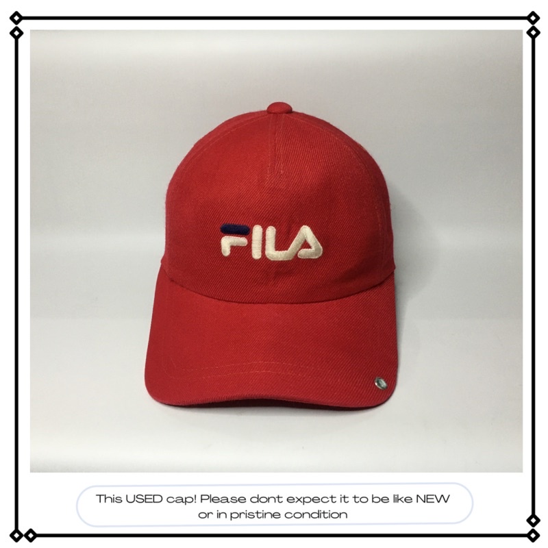 topi second branded original Fila