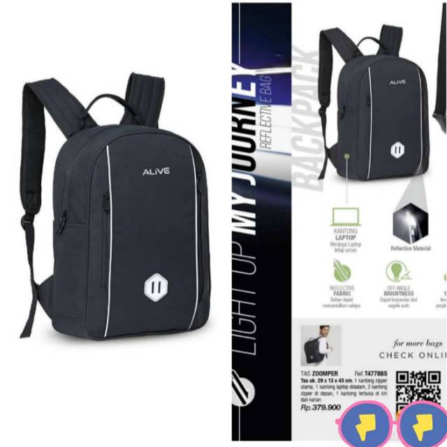 Tas ransel pria zoomper bag Alive by Sophie Martin