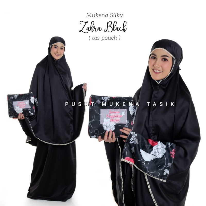 MUKENA SILKY DEWASA RENDA ZAHRA | PUSAT GROSIR BELI MUKENA MURAH BALI ZAHRINI + BONUS SEJADAH