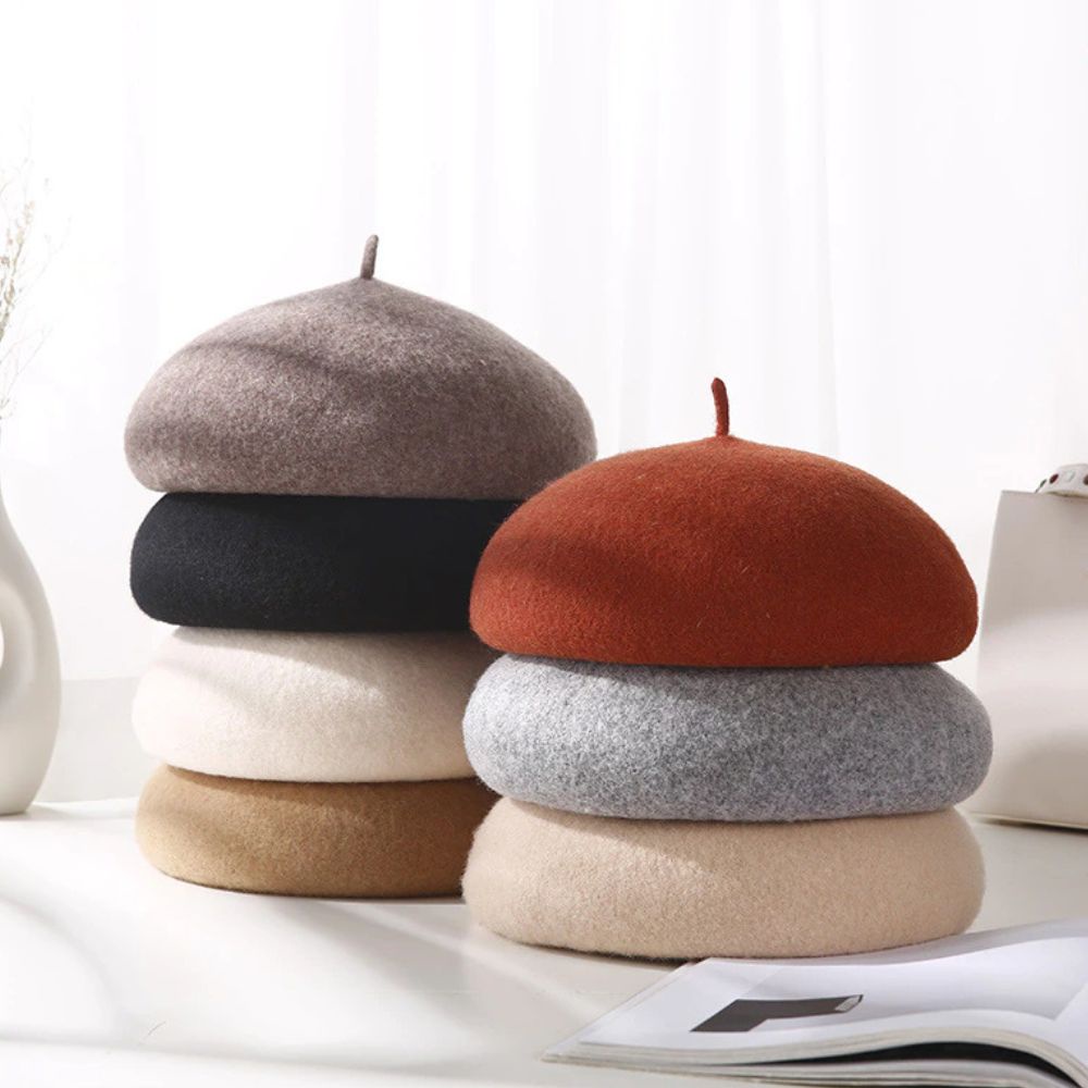 MARKETBIX Topi Baret Selebgram Kupluk Beret Hat Topi Fashion Korea