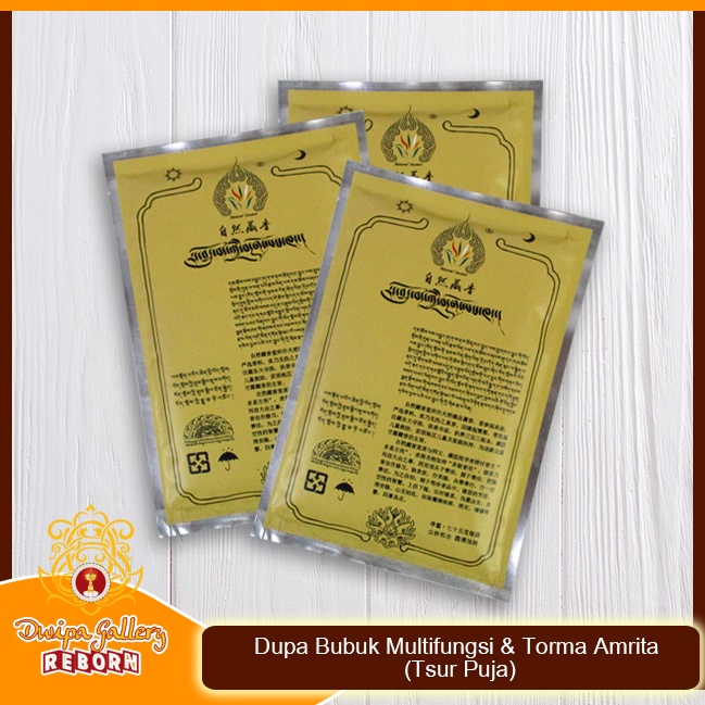 Dupa Hio Bubuk Powder Serbuk Herbal Tibetan Multifungsi &amp; Torma Amrita