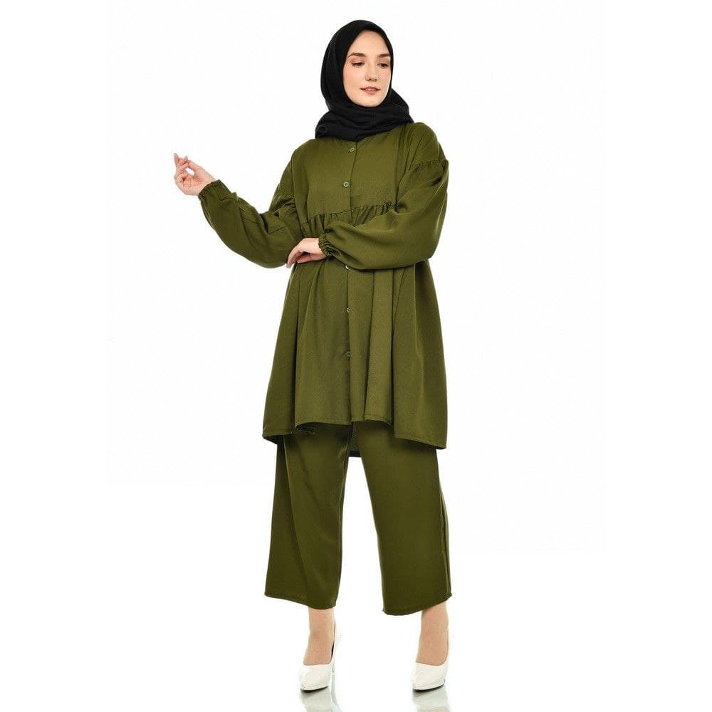 MYBAMUS - SET Zia button Allsize Army