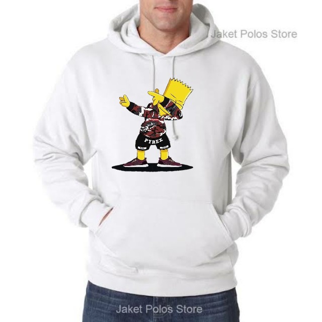 HOODIE JAKET SWEATER FASHION PRIA WANITA SIMPSON X SUPREME/COD