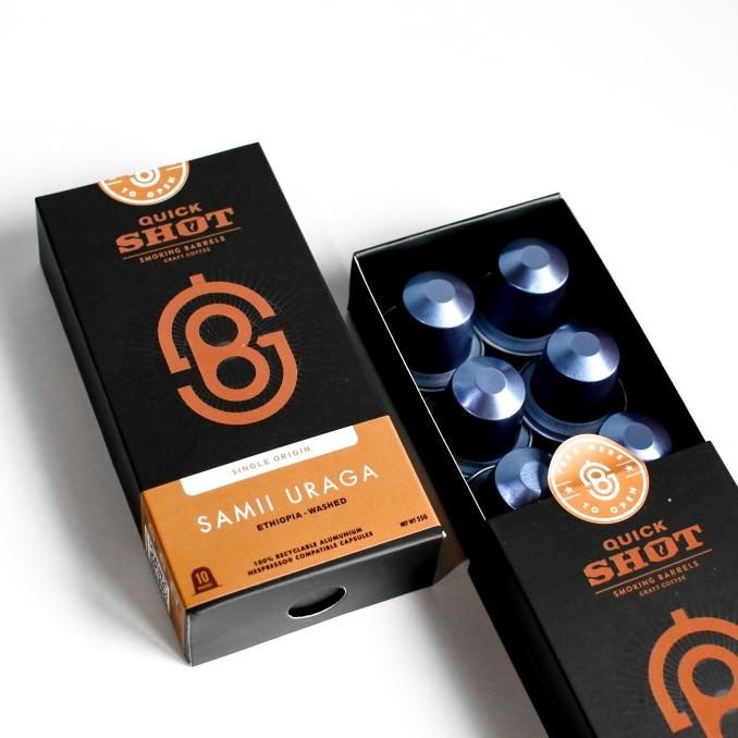 

Quick Shot Coffee Capsule - Samii Uraga / Kopi Kapsul Nespresso