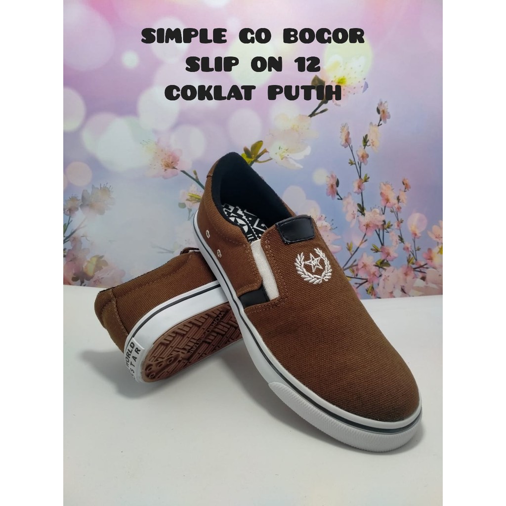 SEPATU PRIA SLIP ON NOBRAND SIZE 37-42