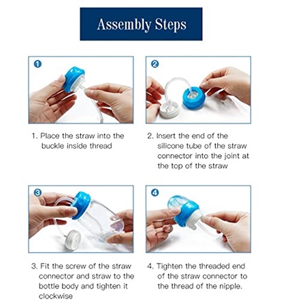 New Hands Free Baby Feeding Bottle Botol Susu Bayi Hands Free