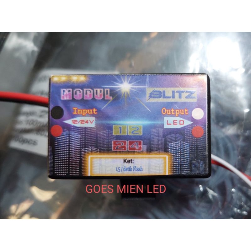 modul lampu led kilat / blitz pesawat 12v 24v