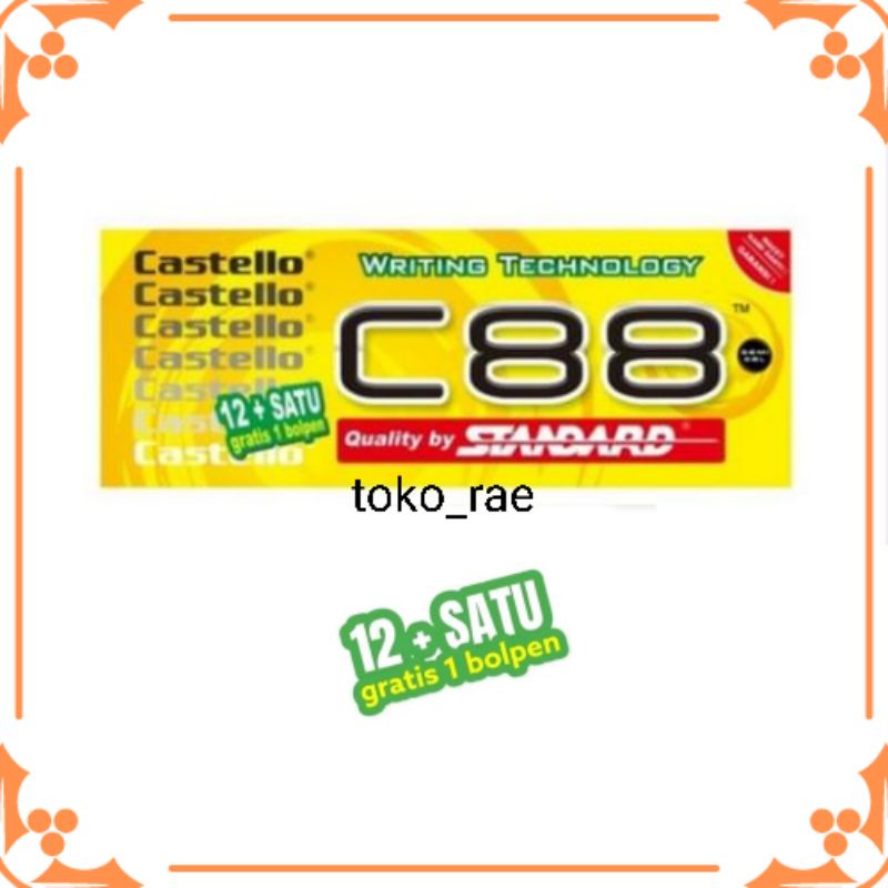 

Pulpen Standard Castello C88 Pen Standart (Lusin)