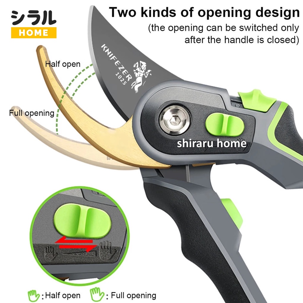 ORIGINAL pruning shears gunting dahan bunga ranting stek alat potong dahan garden taman AIRAJ Knifezer 1025 1026 1020