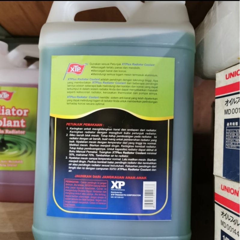RADIATOR COOLANT/AIR COOLANT/PENDINGIN RADIATOR XTP 5 LITER HIJAU