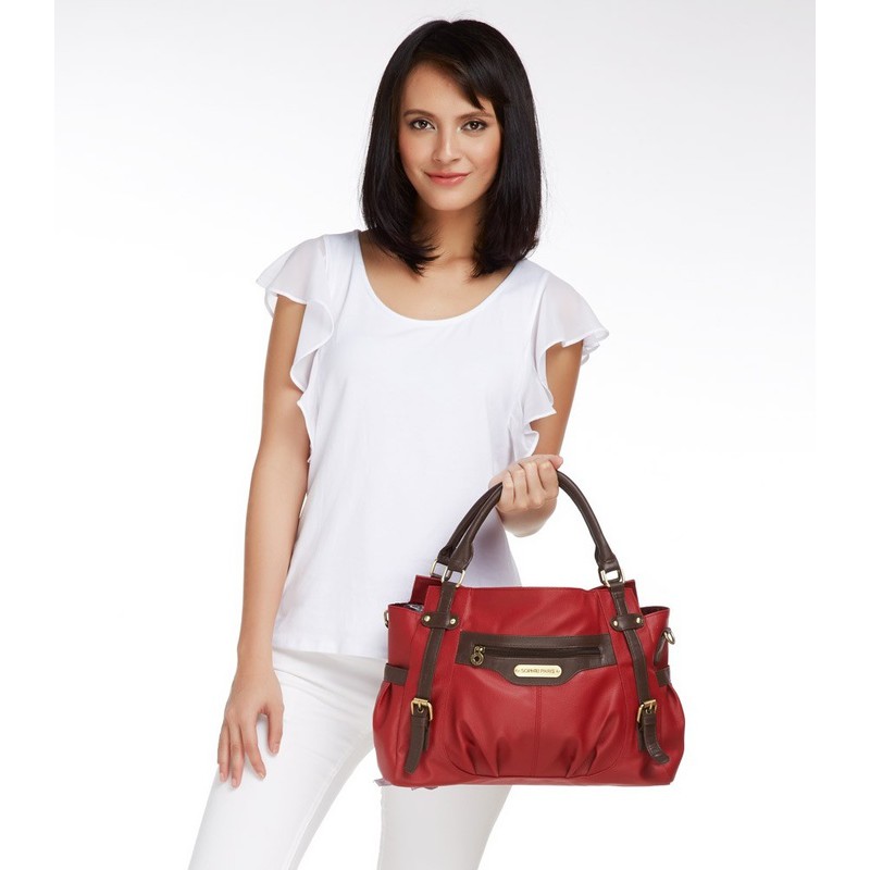 PROMO TAS WANITA MANTOIS BAG LL505DR SOPHIE MARTIN PARIS MURAH MERAH MEWAH Terlaris