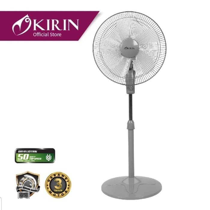 KIRIN Kipas Angin Stand Fan 16&quot; KEF 16 SFN Warna Random  - Garansi Resmi 1 Tahun