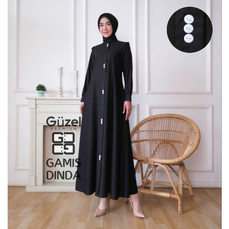 Gamis Dinda / Gamis Terbaru 2023 / Gamis Kondangan Wanita Muslim / Gamis Kekinian Model Terbaru 2023
