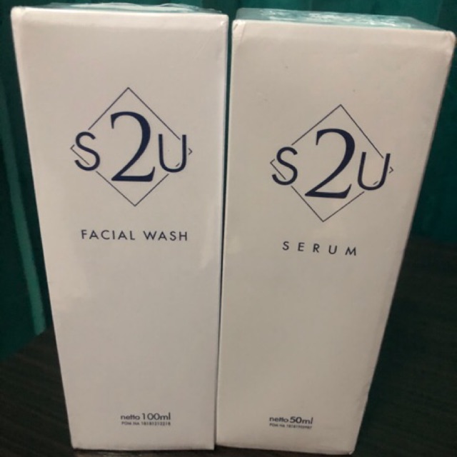 S2U serum dan facial wash