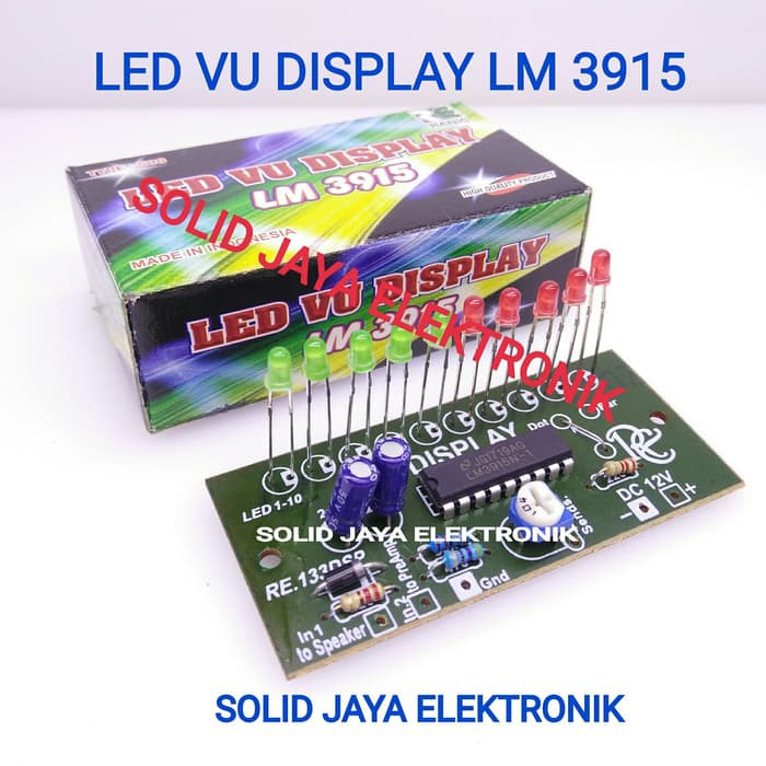 LED VU DISPLAY LM3915 RANIC LM 3915 LAMPU LED VU LAMPU VU DISPLAY 508 LAMPU LED VU 508 RANIC