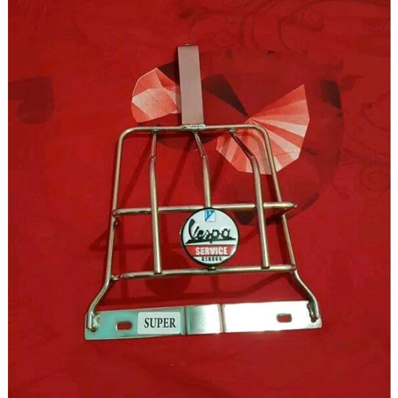 Grill lampu vespa super model kotak