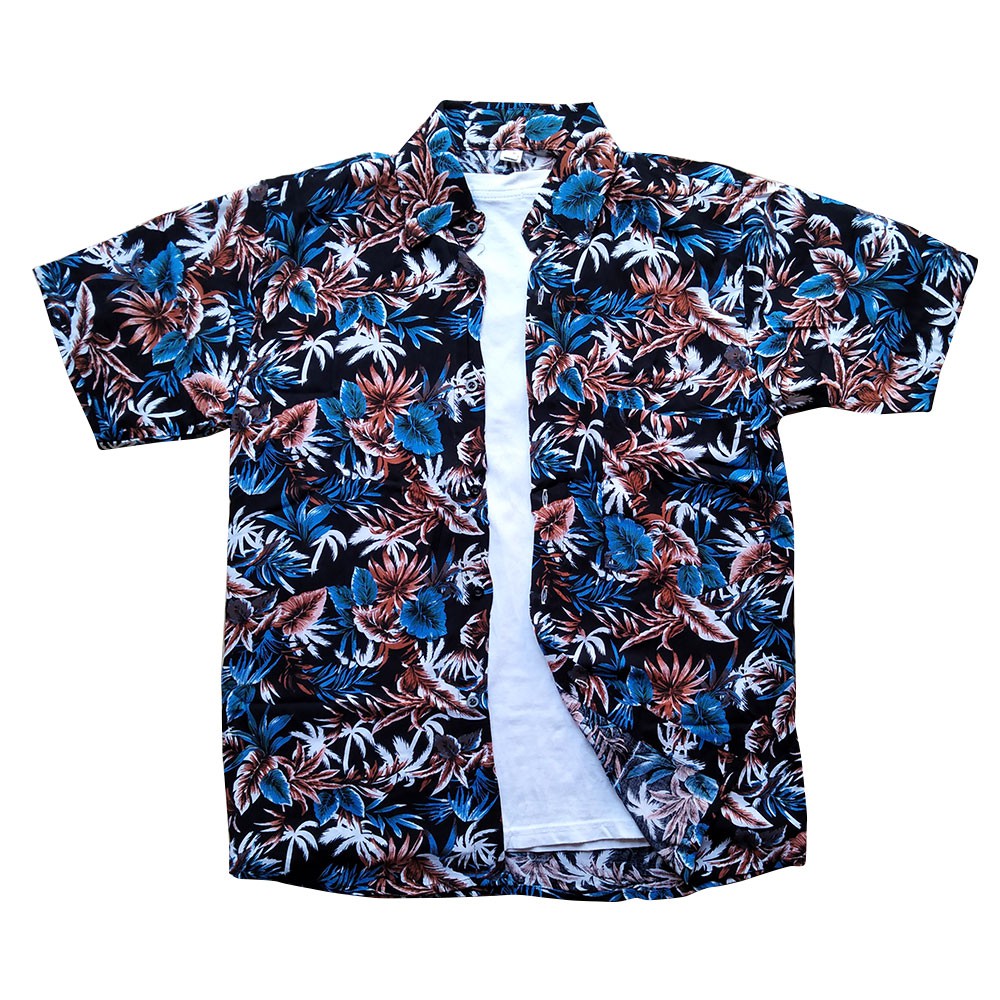 Baju Pantai Bali - Baju Pantai Dewasa - Kemeja Pantai Distro - Aloha Kemeja - Baju Pantai Casual