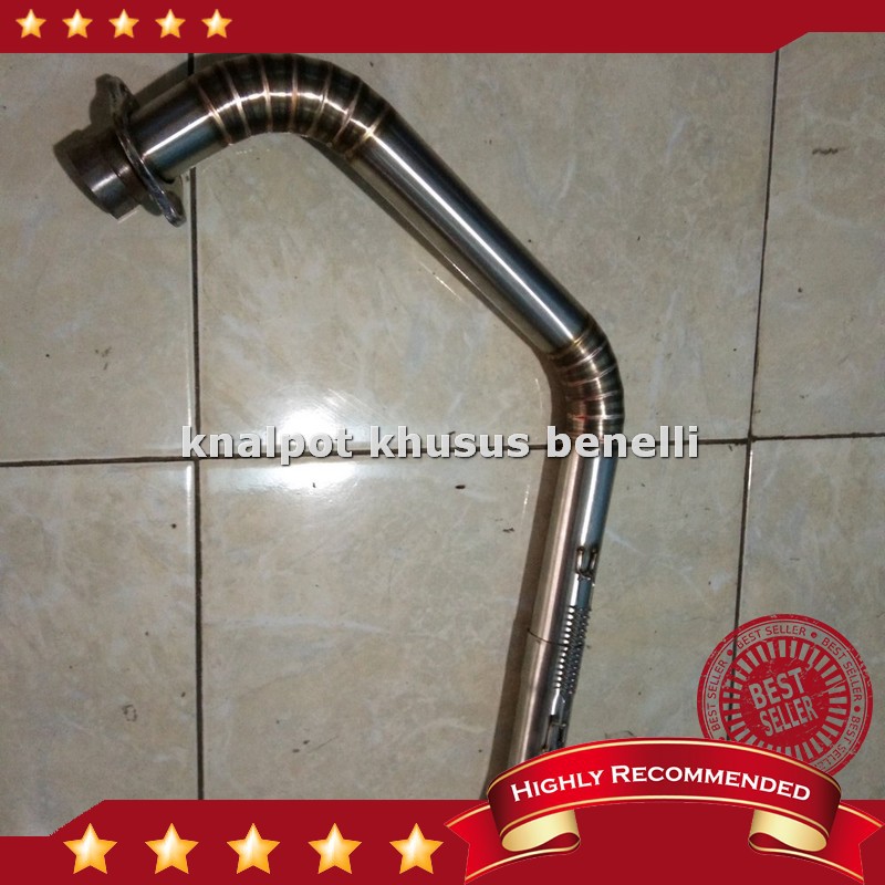 Jual leher header Benelli cafe racer 152 cc