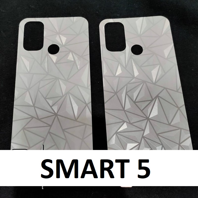 INFINIX SMART 7 SMART 6 6 PLUS 6 NFC 6 HD SMART 5 SMART 4 3+ ANTI GORES SKIN BELAKANG DIAMOND BACK ANTI JAMUR MOTIF 3D SPIRAL GARSKIN PELINDUNG BELAKANG