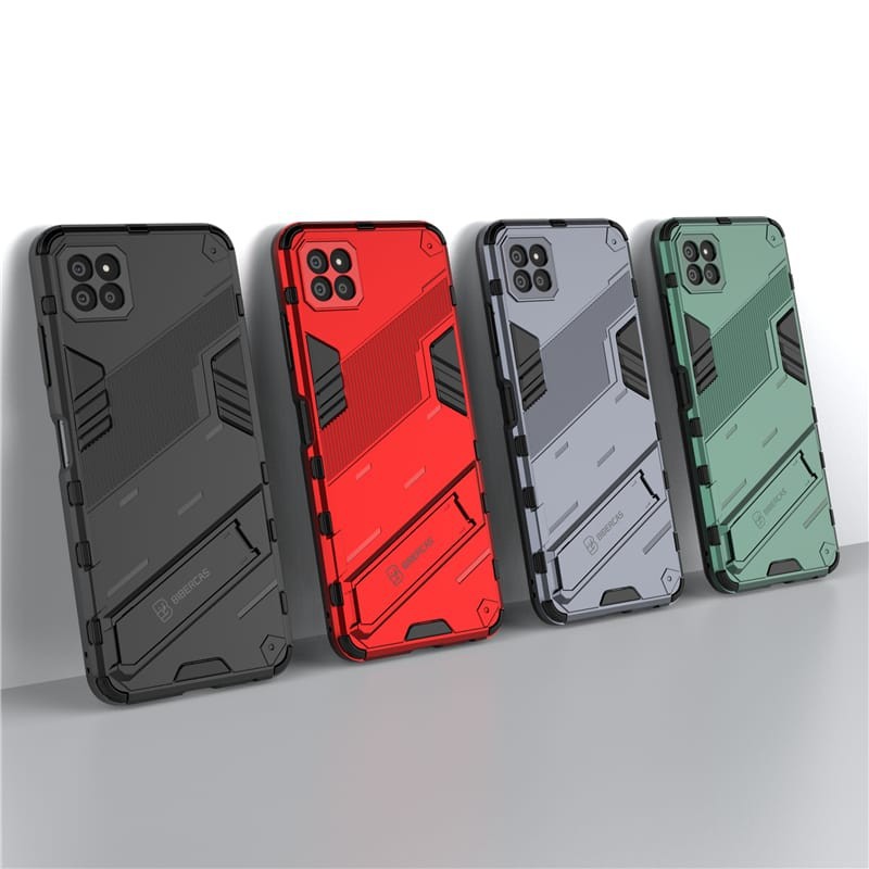 SAMSUNG GALAXY M33 5G / M52 5G / M22 / M32 / A22 4G / 5G SOFT CASE KICKSTAND CYBERPUNK SERIES