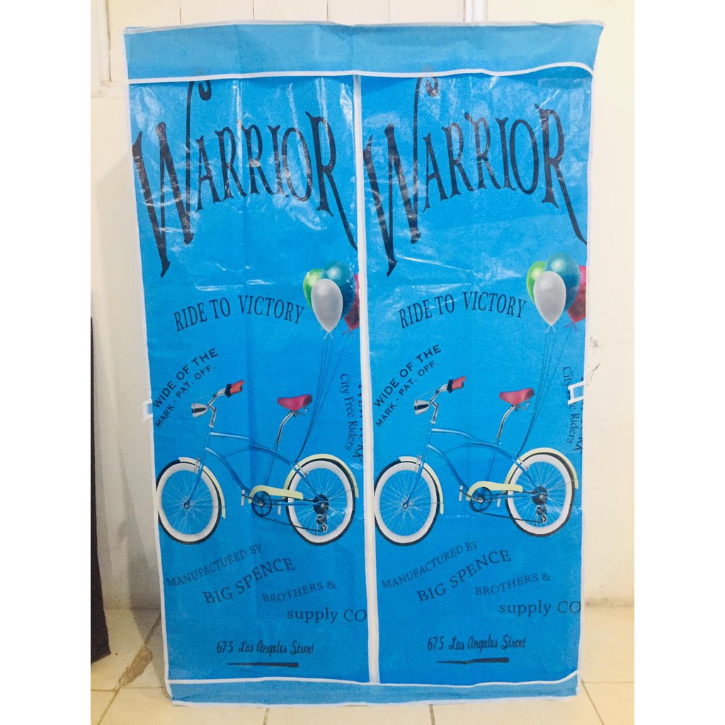 SHENAR Lemari pakaian (L:105CM) 3kg-105 CI (WARRIOR BICYCLE) buka ATAS