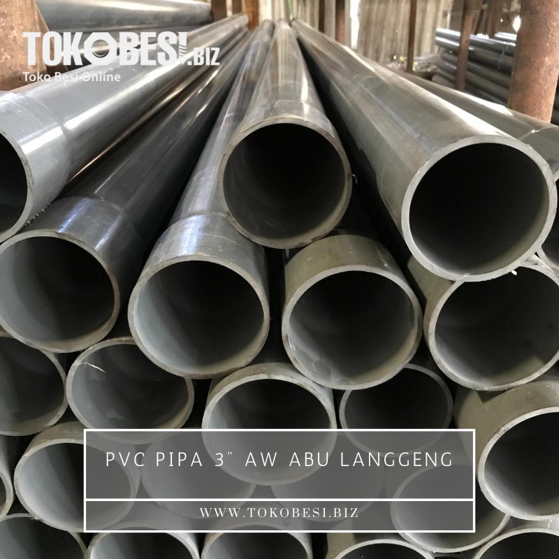 PVC Pipa 3" AW Abu Langgeng