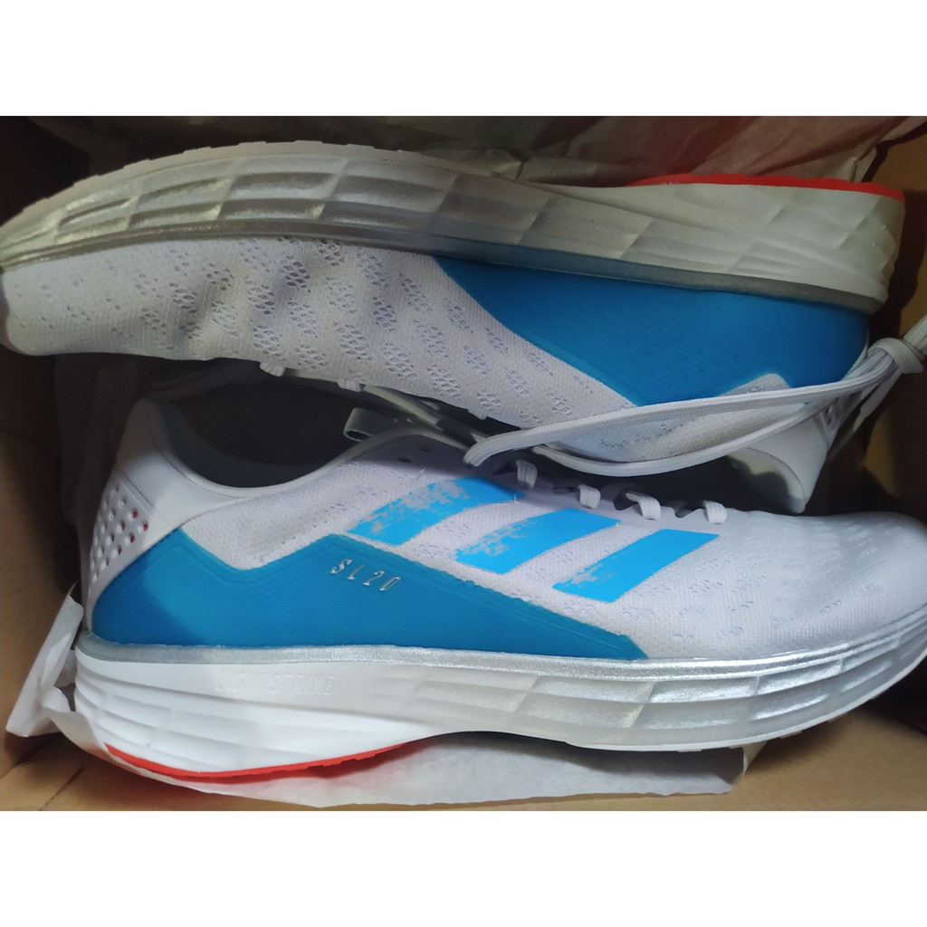 SALE adidas running sepatu SL20 primeblue pria abu-abu FU6617 original atau uang kembali