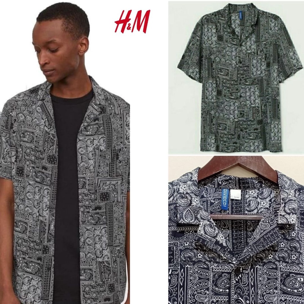 H&M Men's Casual Shirt ( Kemeja/Pakaian Pria Casual ) H&M