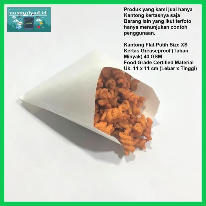 

Gt7Fher- Kantong Flat Kantong Kertas Putih 11X11 (Xs) Anti Minyak Greaseproof F68Fgio-