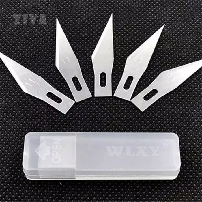 Pisau Ukir Set Pen Cutter Pahat Serbaguna 6 pcs Craft Knife Metal Steel 6pcs Potong Kayu Hobby Buah