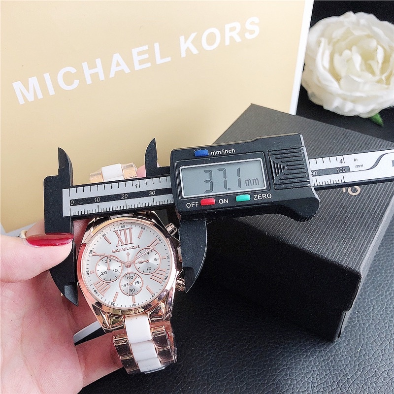 JAM TANGAN MK MICHAEL KORS / MK MICHAEL KORS WATCH QUARTZ FULLSET BOX + PAPERBAG