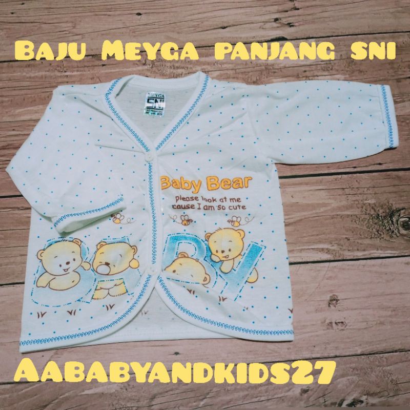 3PC BAJU BAYI LENGAN PANJANG MEYGA SN-BAJU BAYI LENGAN PANJANG NEWBORN-BAJU BAYI MURAH MERIAH